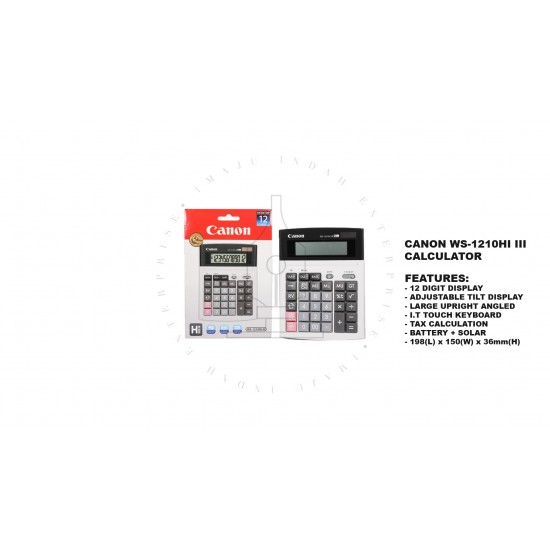 CANON WS1210HI III CALCULATOR