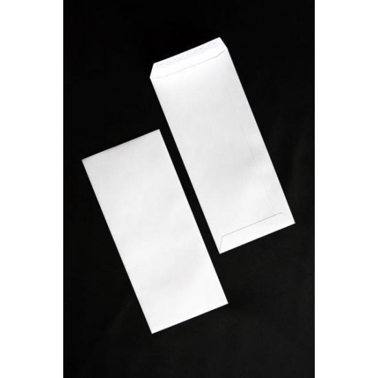 Premium 100gsm White 4.5" x 9.5" Envelope - A4 Paper Folded Twice (No Window)