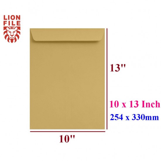 Premium 100gsm Brown Kraft 10" X 13" Envelope