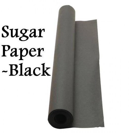 20" x 30" Black Sugar Paper